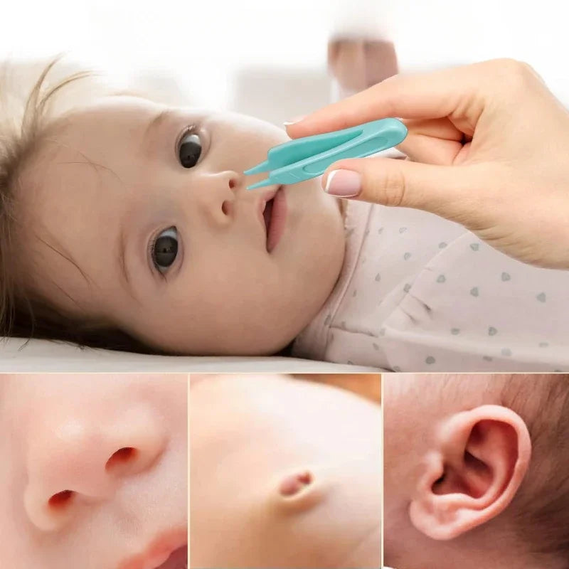 Baby Nasal Aspirator & Nose Cleaning Tweezers Set | Newborns Baby Nasal Aspirator QXL