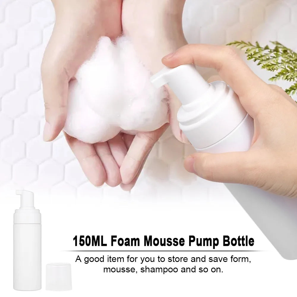 150ml Refillable Foaming Pump Bottle – PET Travel Dispenser Foaming Pump Bottle QXL