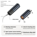 USB-C Flameless Electric Lighter | Blow to Ignite, Windproof Electric Arc Lighter QXL grey 2