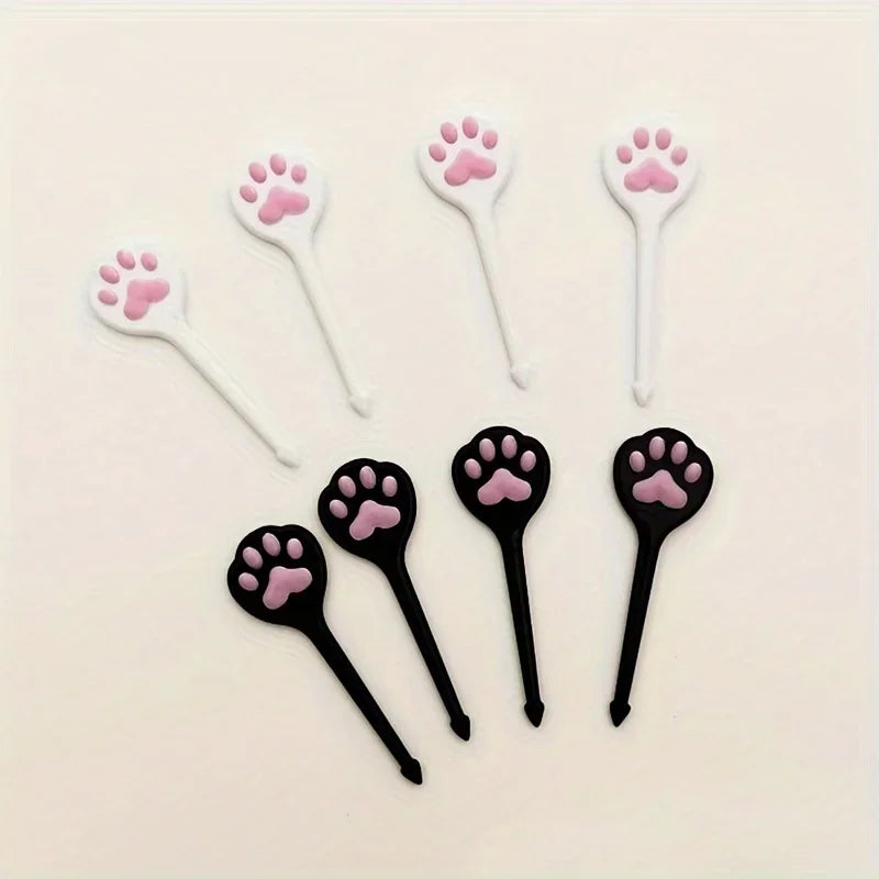 Kitty Bento Box Food Picks | Reusable Cute Decorative Picks Decorative Food Picks QXL
