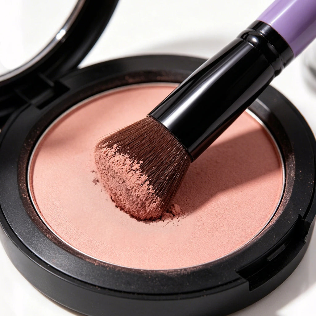KOSSHOW Slope Blush Brush | Bronzer & Highlighter Tool Makeup Brush QXL