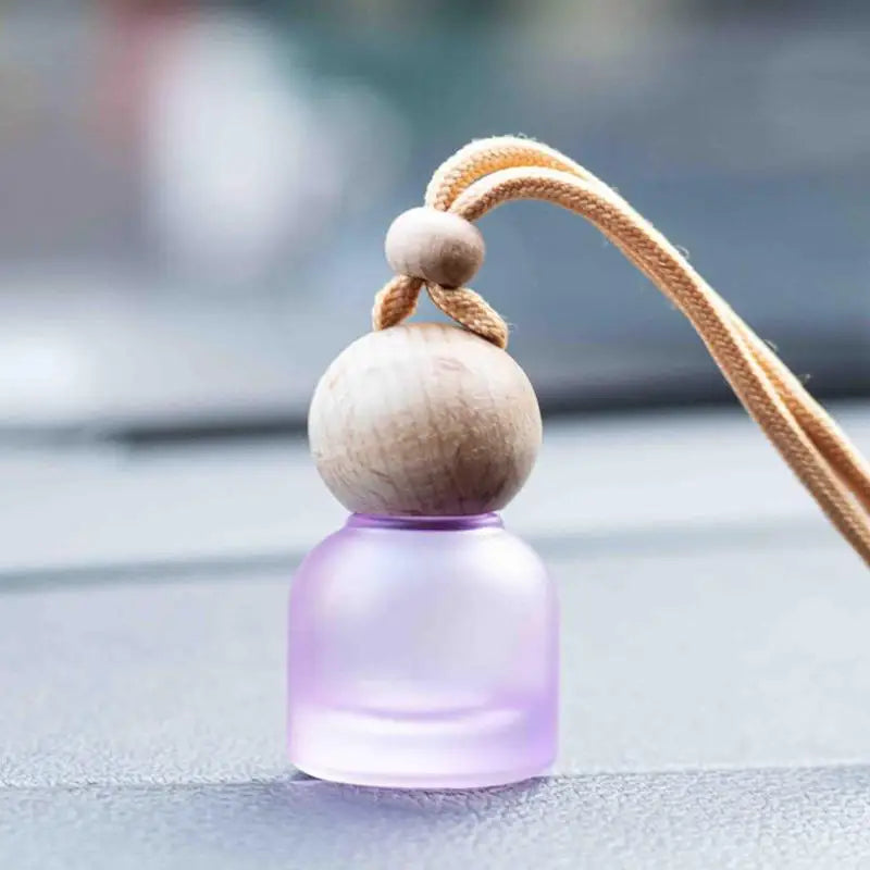 11ml Frosted Glass Car Perfume Bottle | Aromatherapy Pendant Perfume Bottle QXL