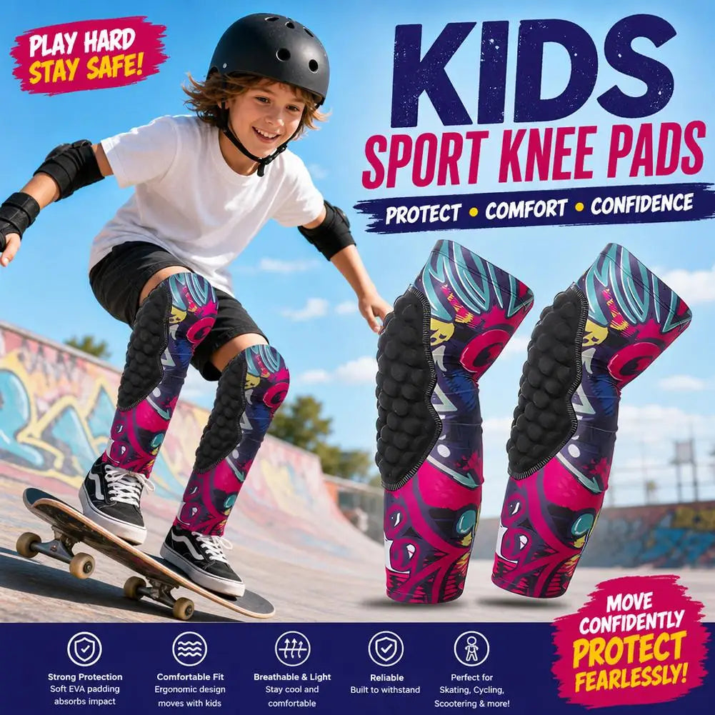 Youth Knee Brace & Calf Compression Sleeves | Soccer & Skating Youth Knee Sleeve QXL