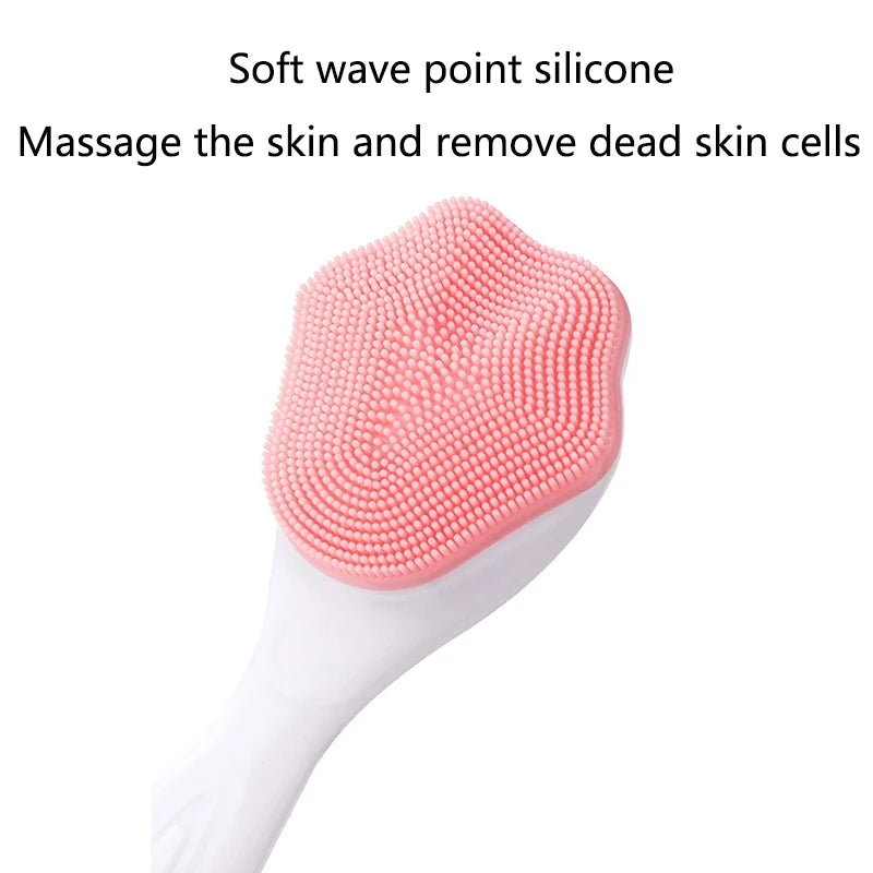 Soft Silicone Face Cleansing Brush | Deep Pore Exfoliator Facial Cleansing Brush QXL