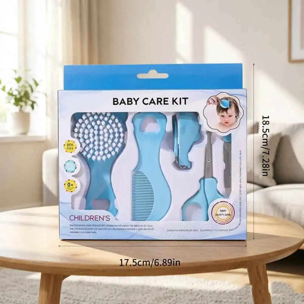 5-Piece Baby Grooming Kit – Soft Brush, Comb & Nail Set Baby Grooming Kit QXL