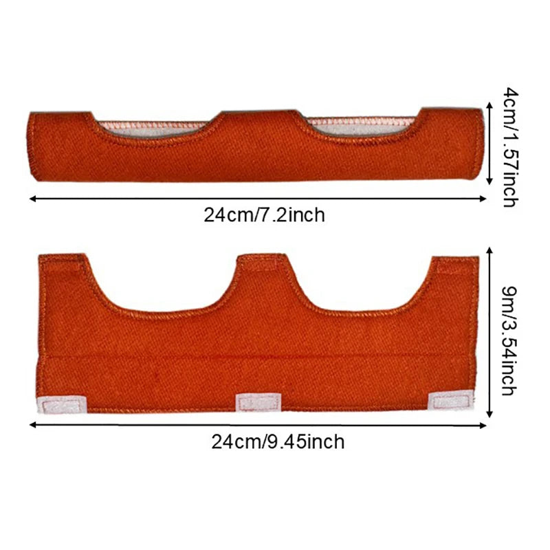 2-Pack Hard Hat Sweatband Liner | Flame-Retardant Cotton Helmet Sweatband Liner QXL