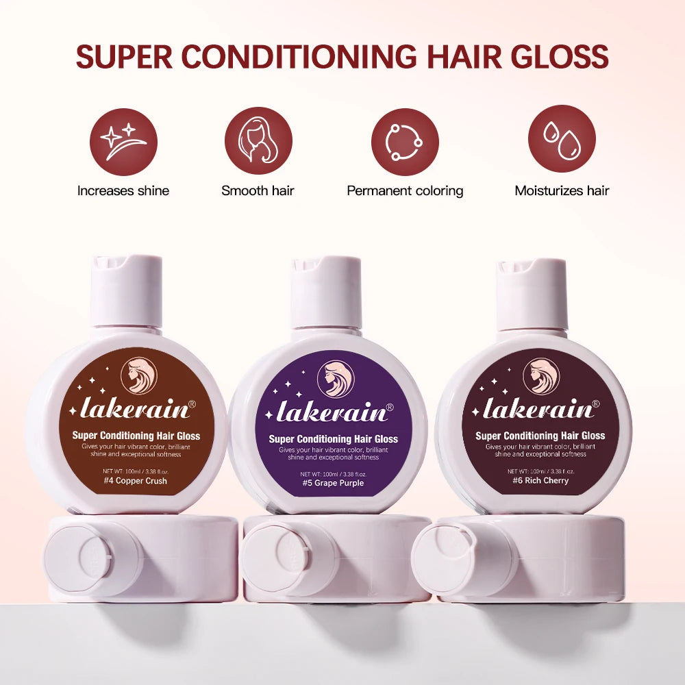 ibcccndc Hair Gloss Glaze | Color Boost & Deep Conditioning Hair Gloss Treatment QXL