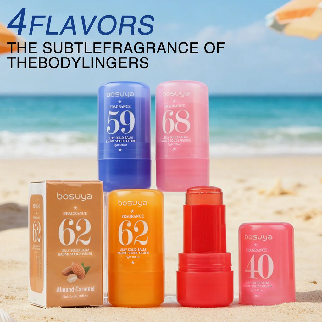 Jelly Solid Perfume Balm Stick | Long-Lasting Fresh Scent Solid Perfume Balm QXL