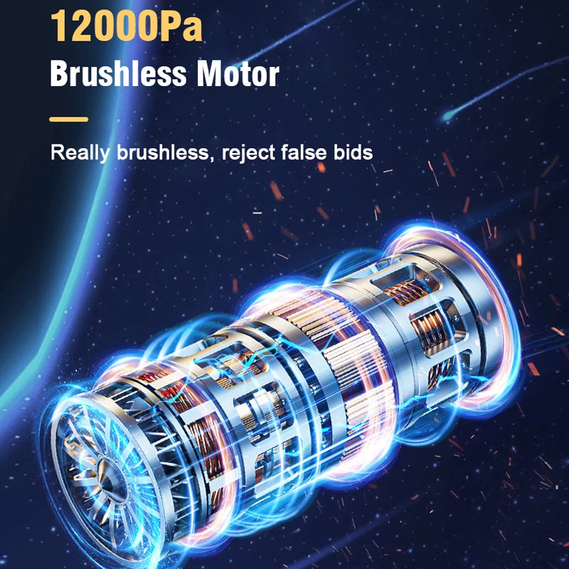 EAFC 120W Cordless Handheld Vacuum – Home & Car Use Cordless Handheld Vacuum QXL