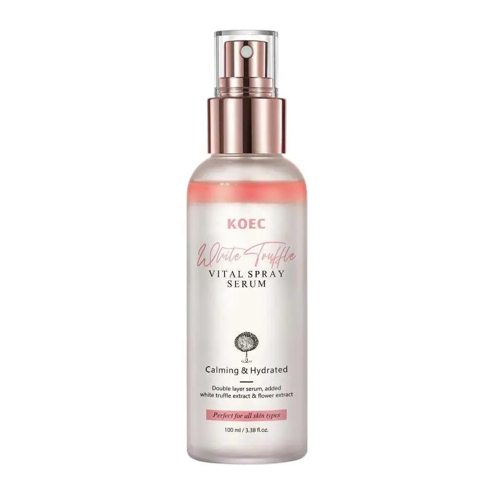 White Truffle Hydrating Facial Mist Serum Spray 100ml Facial Mist Serum QXL pink