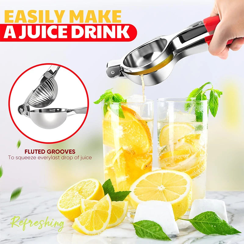 Extra Large Stainless Steel Lemon Squeezer | Manual Citrus Juicer Manual Citrus Juicer QXL