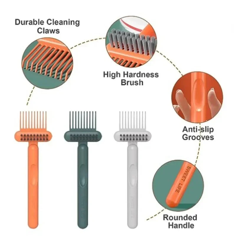 2-in-1 Hairbrush Cleaner Comb Rake Tool | Home & Salon Hairbrush Cleaner Tool QXL
