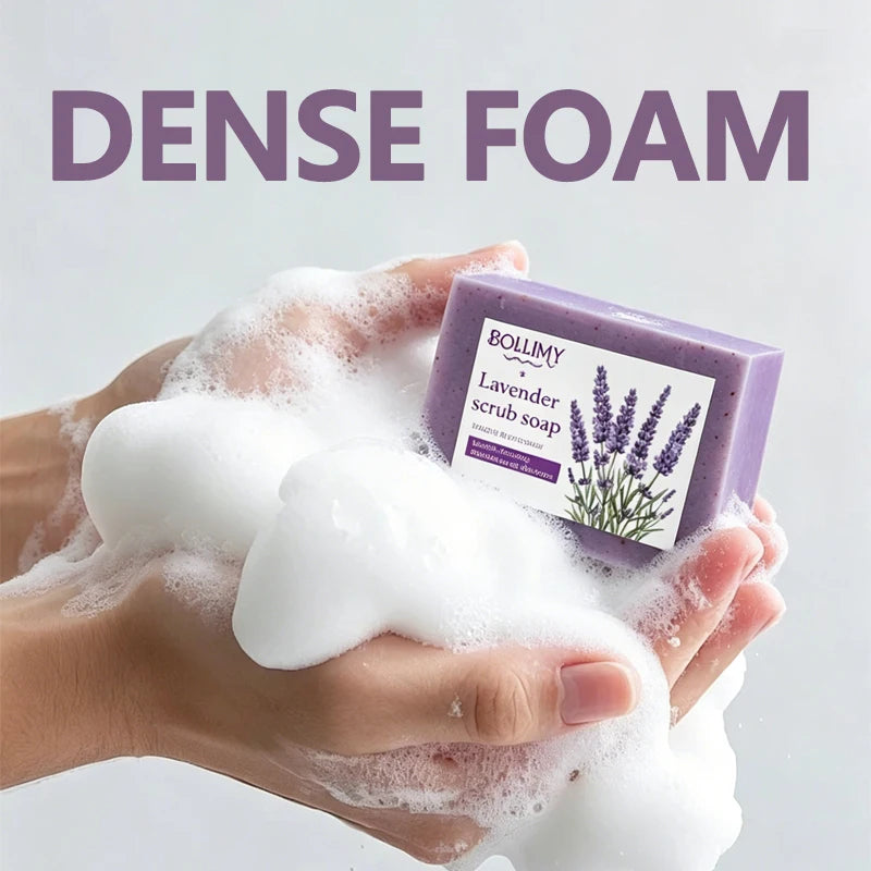 2-Pack Lavender Shea Butter Glycerin Bar Soap – All Skin Types Cleansing Bar Soap QXL