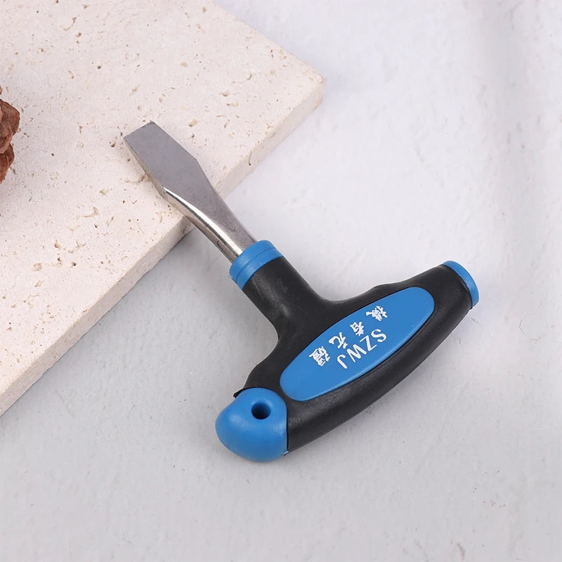 T-Handle Flat Head Screwdriver for Camera Quick Release Plate Camera Plate Screwdriver QXL