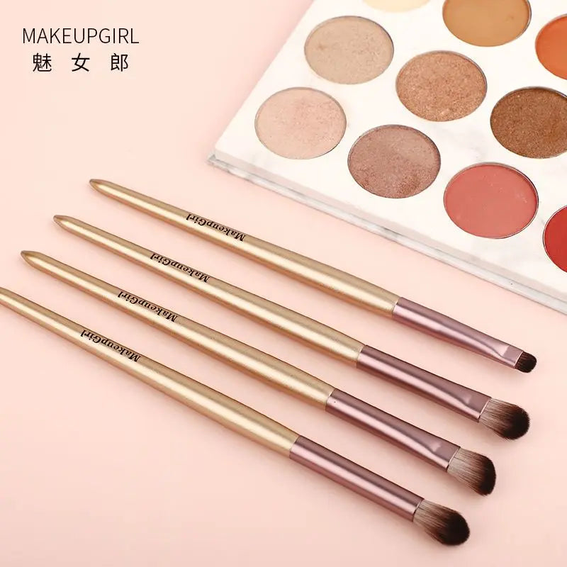 3-Piece Eyeshadow Blending Brush Set | Soft Synthetic Fiber Eyeshadow Brush Set QXL