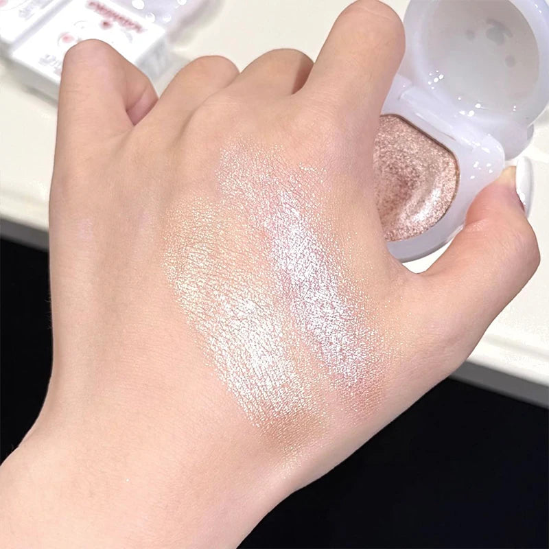 QiBest Pearlescent Glitter Eyeshadow Palette | Highlighter & Blush Glitter Eyeshadow Palette QXL