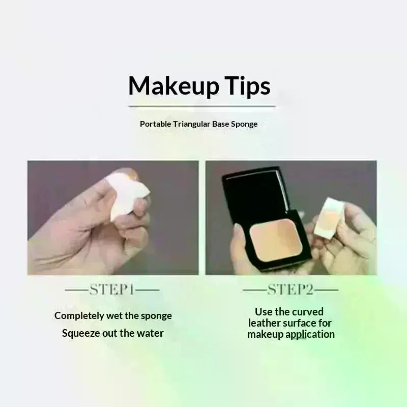 Triangle Fan Makeup Sponge | Wet & Dry Foundation Puff 1–30 Pack Makeup Sponge Puff QXL