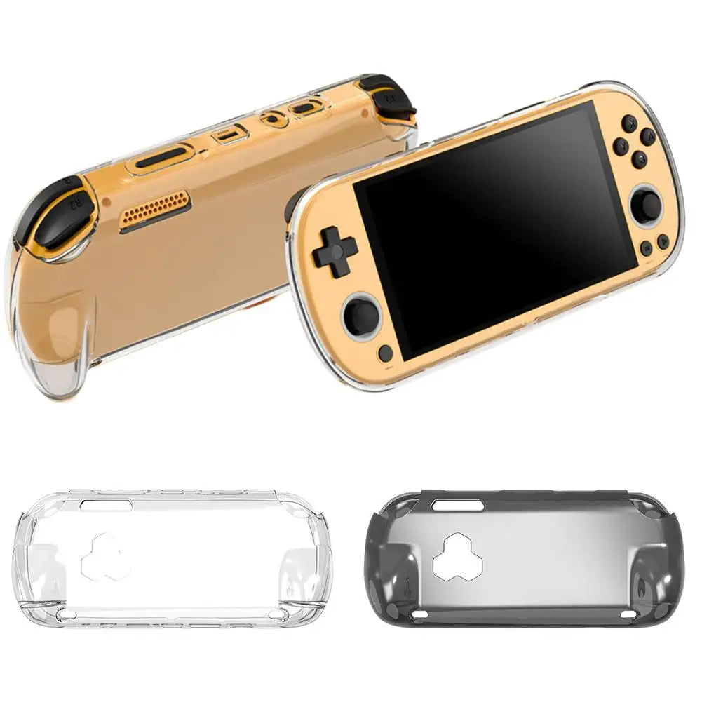 TPU Protective Case for TRIMUI Smart Pro S | Clear & Black Console Protective Case QXL