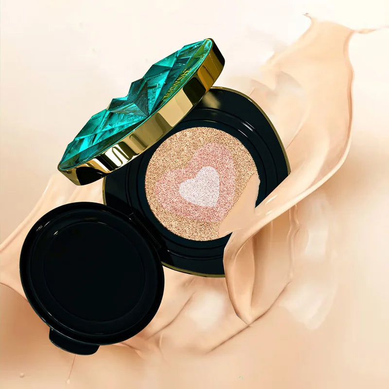 Korean Air Cushion BB CC Cream 3-in-1 Foundation & Concealer Set Cushion Foundation Set QXL