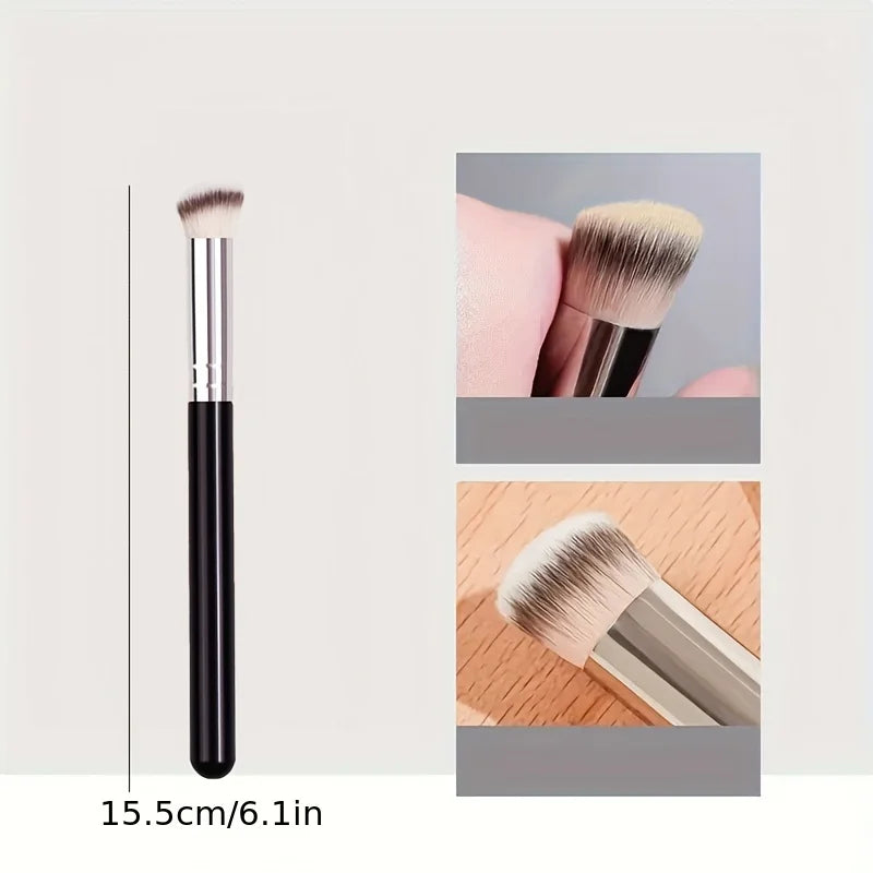 3-Piece Foundation, Contour & Blush Makeup Brush Set Makeup Brush Set QXL