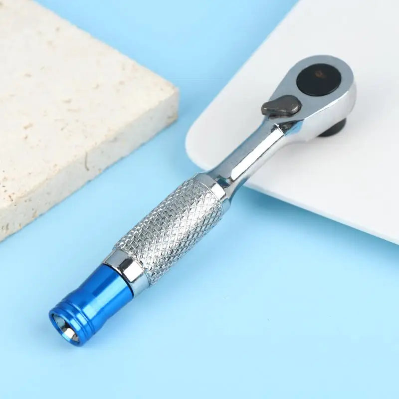 72-Tooth 1/4" Mini Ratchet Wrench | Magnetic Reversible Tool Ratchet Wrench QXL