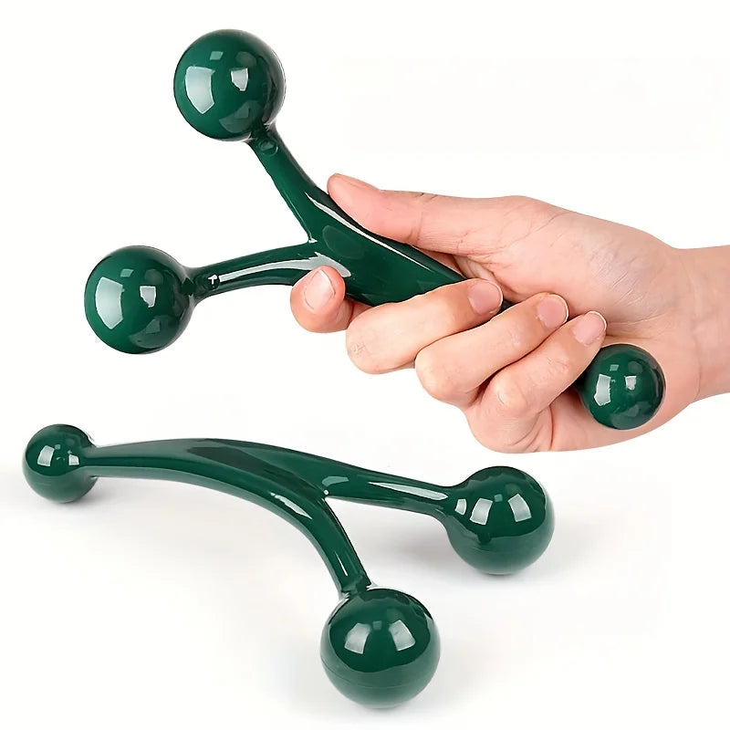 3-Head Manual Massager for Neck, Shoulders & Feet Manual Massager QXL