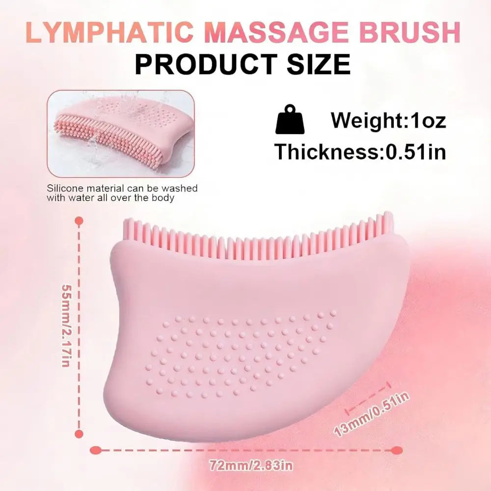 Silicone Face Massage Brush | Skin Sculpting Contouring Tool Facial Massage Brush QXL