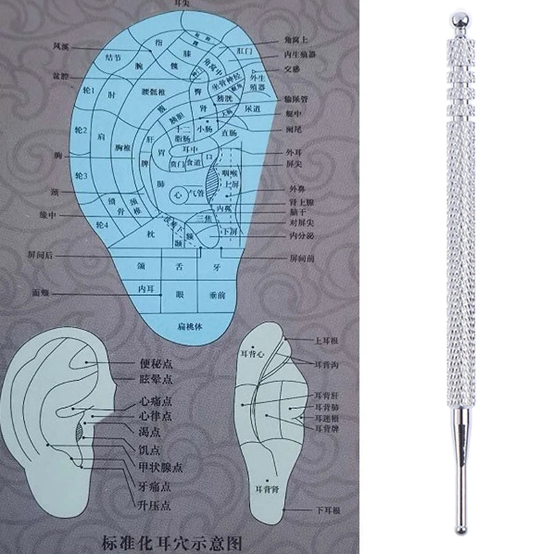 Auricular Acupoint Probe Pen | Ear Acupressure Massage Tool Acupressure Probe Tool QXL