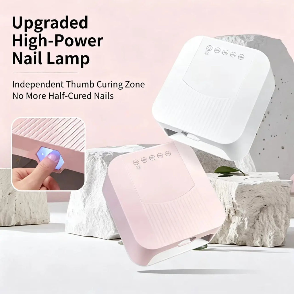 2-in-1 LED Nail Curing Lamp | Auto Sensor Full Hand & Toe Dryer LED Nail Curing Lamp QXL
