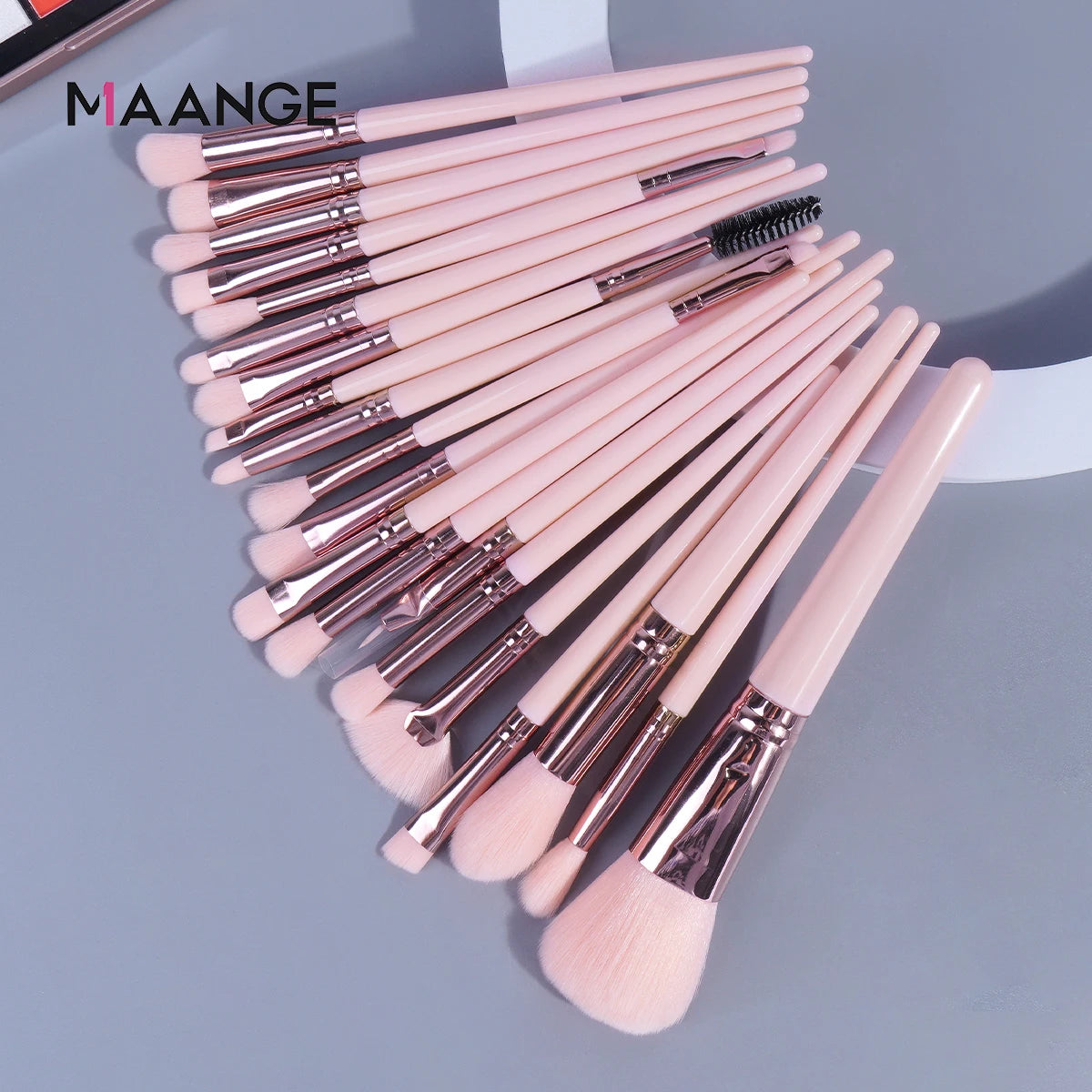 MAANGE 20-Pc Makeup Brush Set | Foundation, Eye & Face Brushes Makeup Brush Set QXL