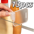 13-Piece Fridge Door Organizer Set – Adjustable Clear Dividers Fridge Door Organizer QXL 13pcs