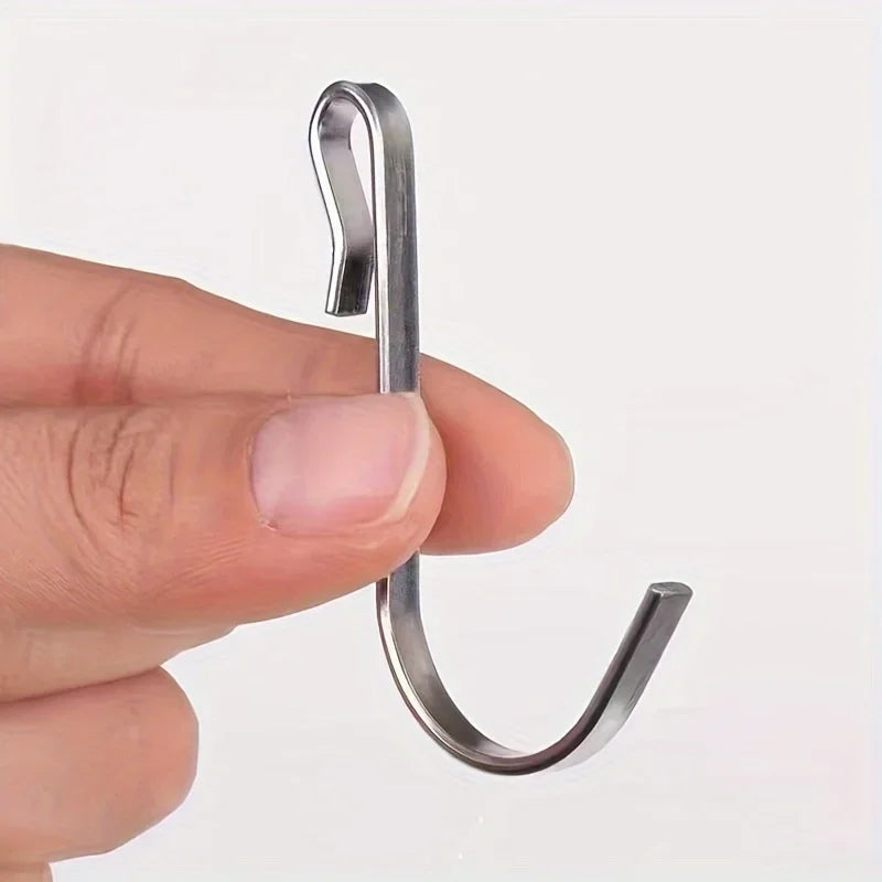 Snap-On J-Hook Clip Hangers for Wire Shelving & Grates Wire Shelf Hooks QXL