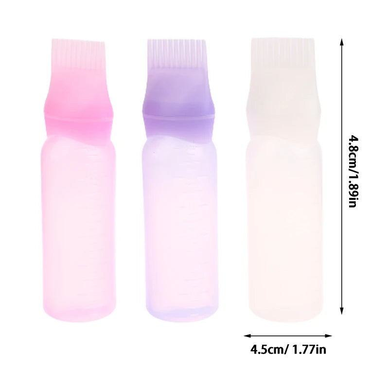 120ml Hair Dye Applicator Bottle with Comb | Salon Tool Hair Dye Applicator QXL