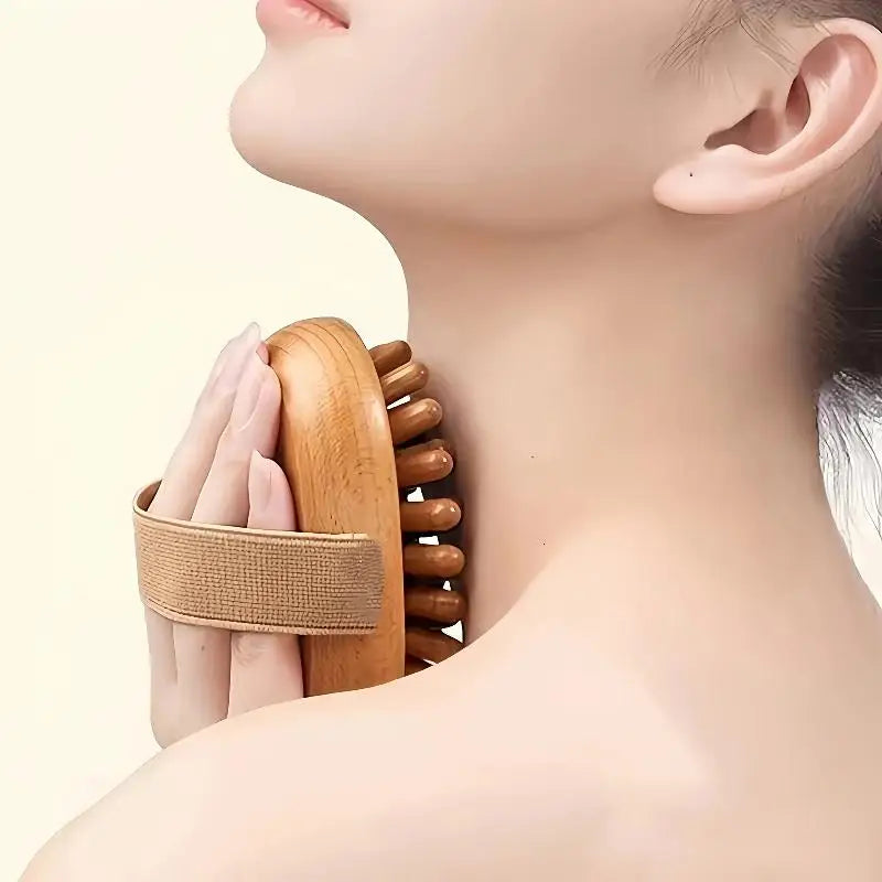 Body Meridian Massage Brush | Home & Salon Wellness Tool Body Massage Brush QXL