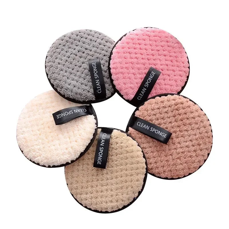 4-Pack Washable Microfiber Makeup Remover Pads | Reusable Makeup Remover Pads QXL