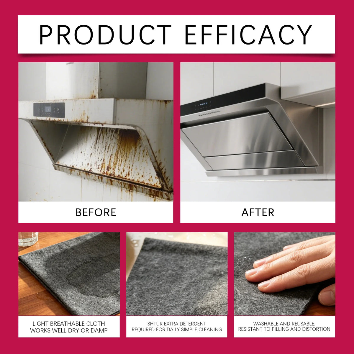 6-Pack Microfiber Cleaning Cloths | Lint-Free & Scratch-Free Microfiber Cleaning Cloth QXL