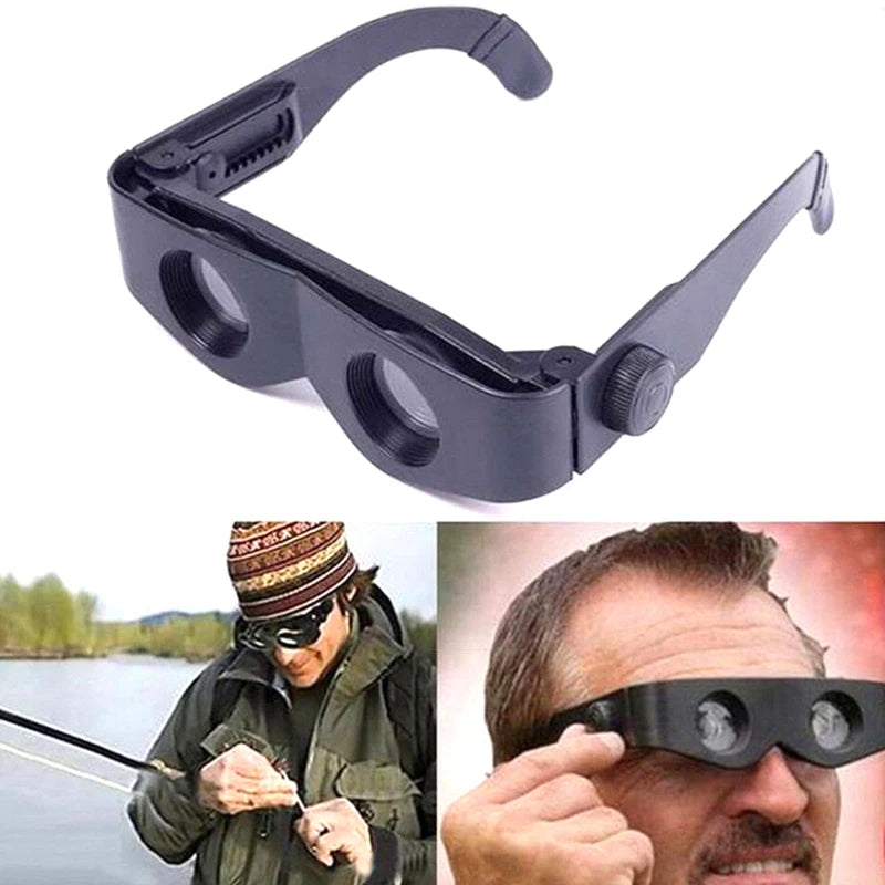 Wearable Binocular Magnifier Glasses | Hands-Free Adjustable Focus Wearable Binocular Glasses QXL