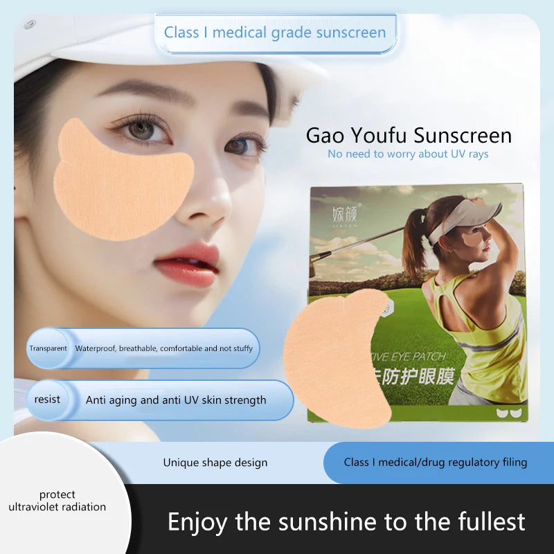 5-Pair UV Face Protection Patches | Golf, Beach & Outdoor UV Face Patches QXL