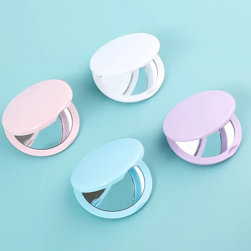 Mini Folding Pocket Vanity Mirror – 2-Sided Travel Mirror 4 Colors Pocket Vanity Mirror QXL
