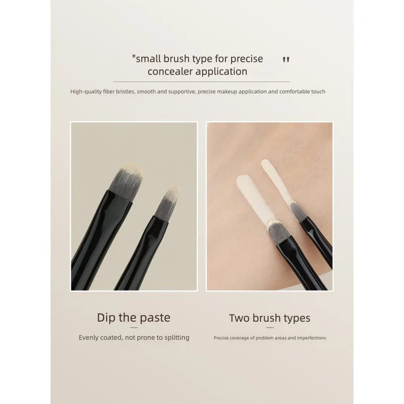 Moji L43 Flat Concealer Brush | Precision Makeup Tool Concealer Brush QXL