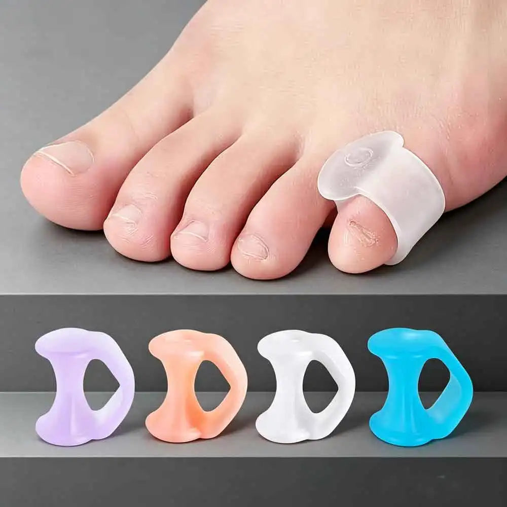 2-Pack Ring Toe Separators & Spreaders | Foot Care Toe Separator QXL