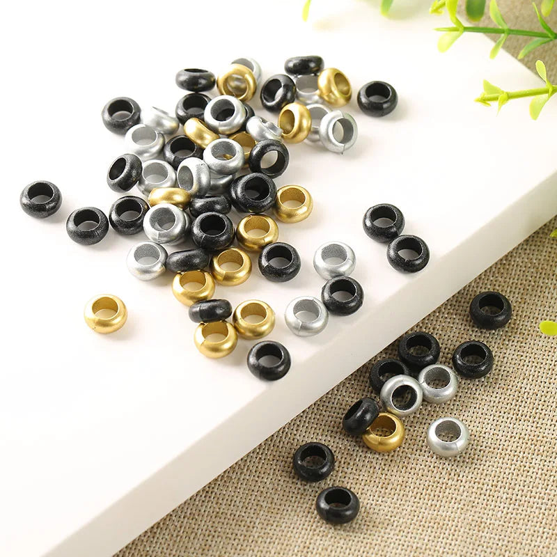 50–150 Pc Dreadlock Hair Rings Cuffs Braids Jewelry Gold Silver Hair Ring Jewelry QXL