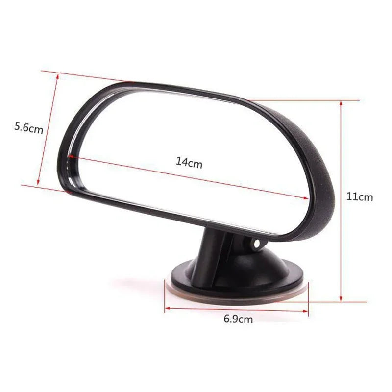 360° Baby Car Rear View Mirror | Suction Cup Mount Baby Car Mirror QXL