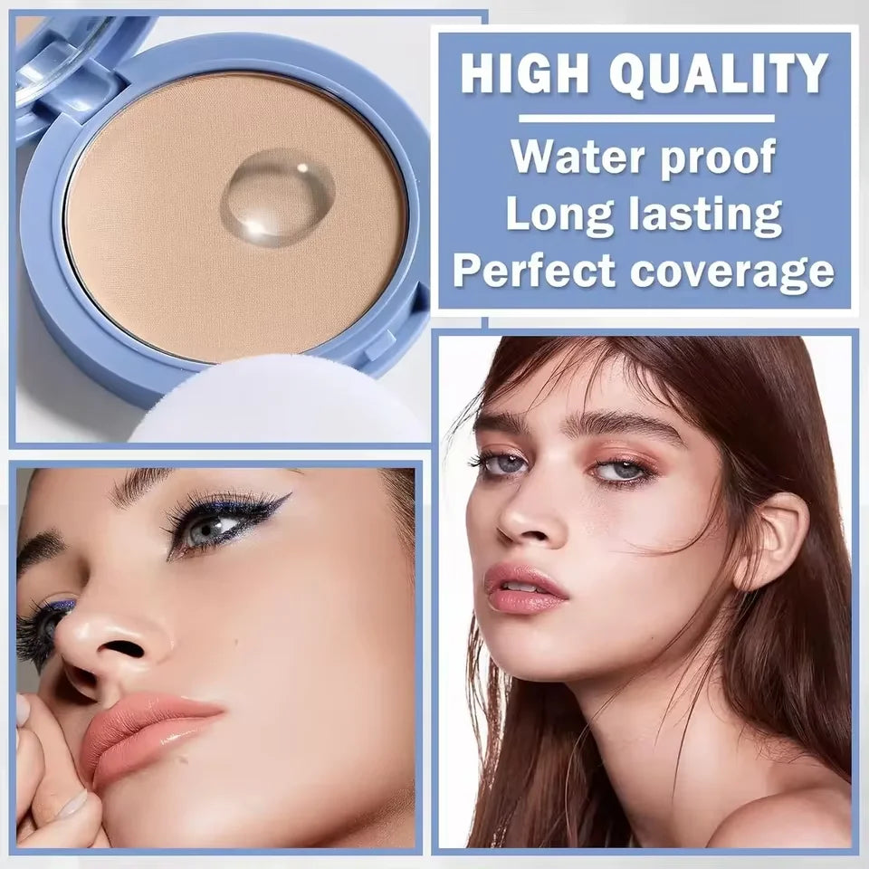 Long-Lasting Face Setting Powder | Oil Control Matte Finish Face Setting Powder QXL
