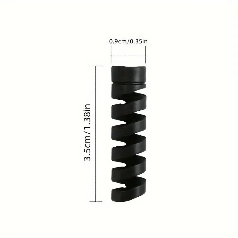 5-Pack Spiral Cable Protectors for Charging Cables – PE Cable Protector QXL