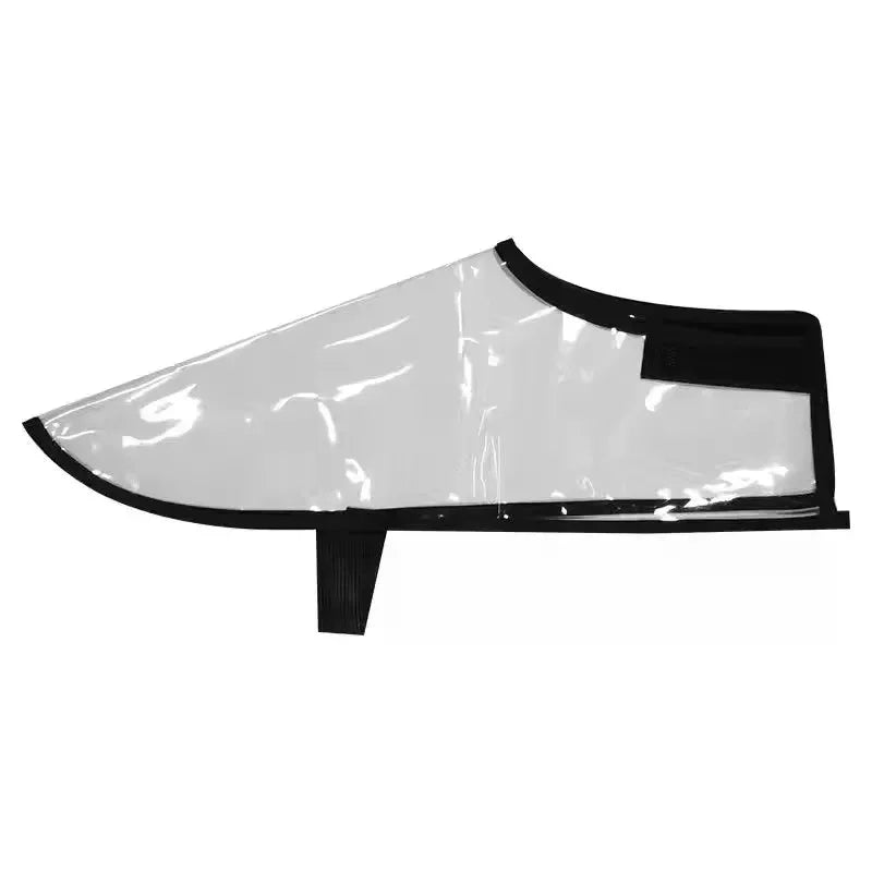 Transparent Barber Shoe Covers | PVC Hair Guard 1 Pair Barber Shoe Covers QXL