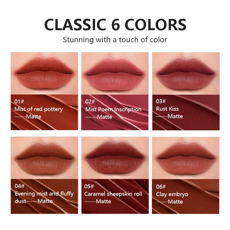 GICYMANTY Matte Lipstick | Transfer-Proof Long-Lasting Lip Stain Matte Lipstick QXL