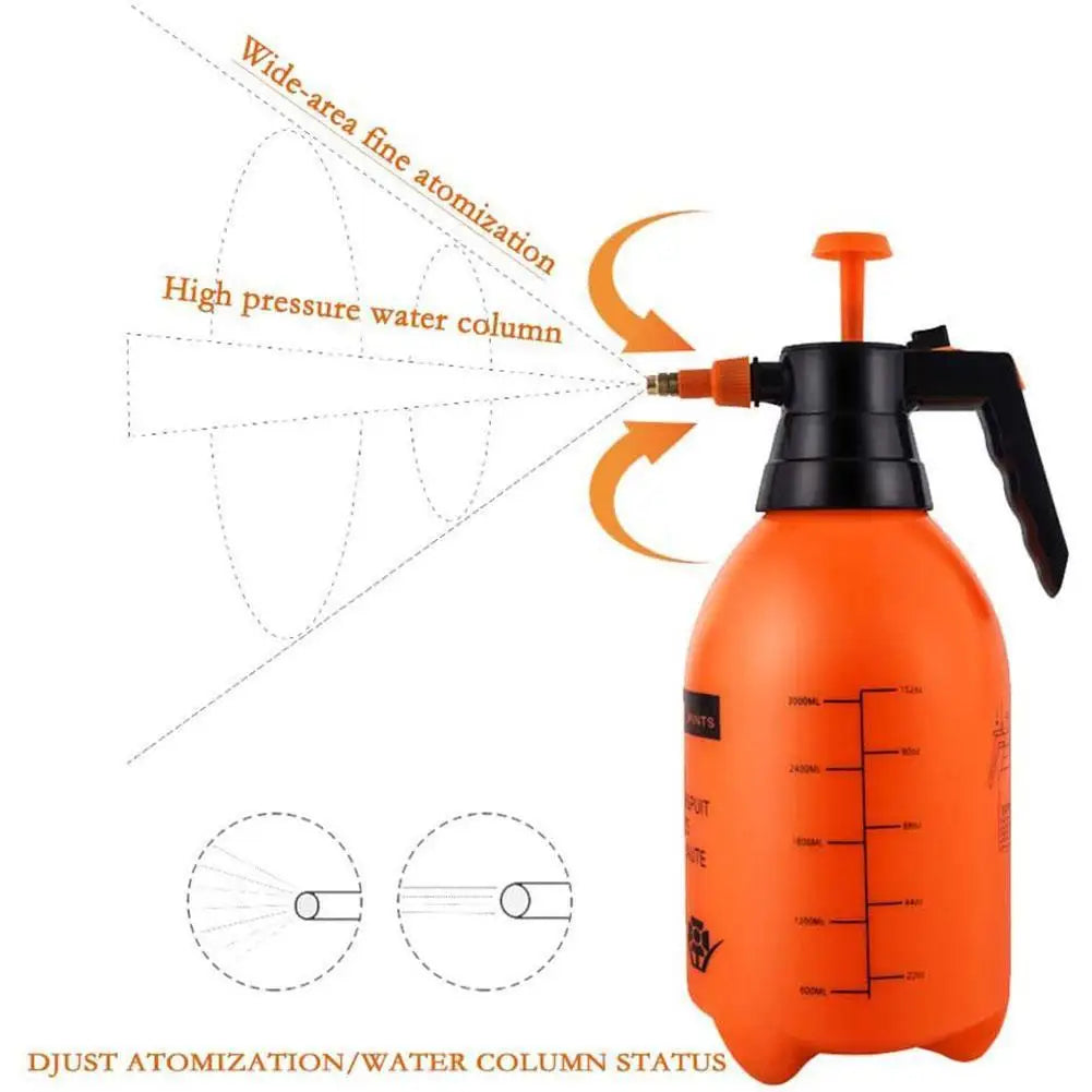 2/5L Garden Pump Pressure Sprayer | Brass Nozzle & Shoulder Strap Garden Pump Sprayer QXL