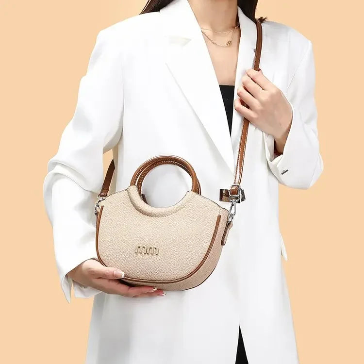 Elegant Vintage Leather Crossbody Handbag | Women's Luxury Bag Crossbody Handbag QXL