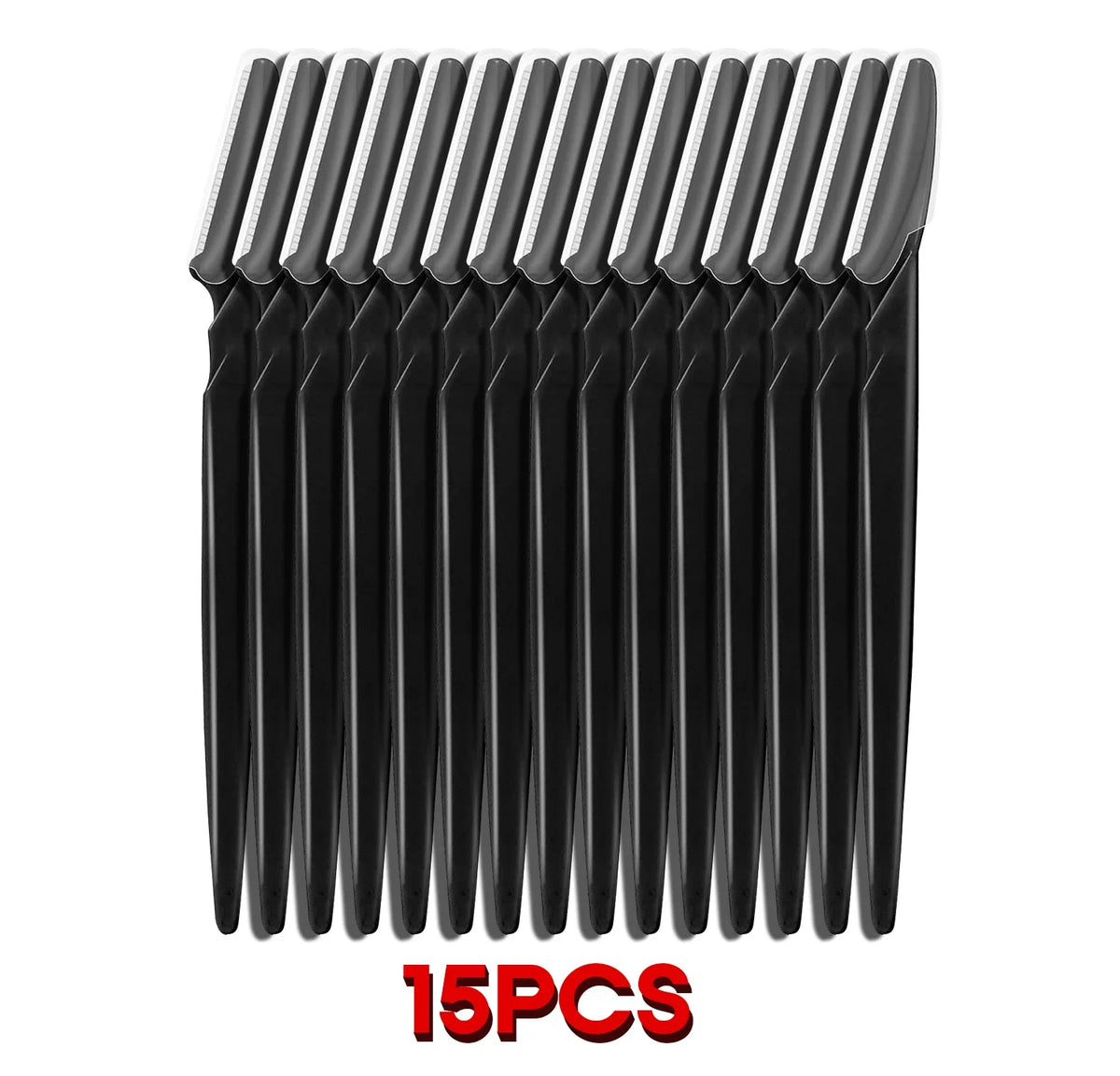 Eyebrow Razor Trimmer Set – Safe Face & Body Hair Shaper Eyebrow Razor Trimmer QXL Bagged Black 15PCS